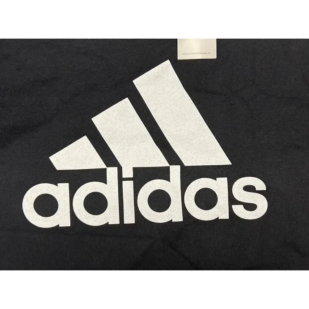 Adidas Men's Tiro21 Sweat Hoodie 3-Stripes Black & White Size Large New